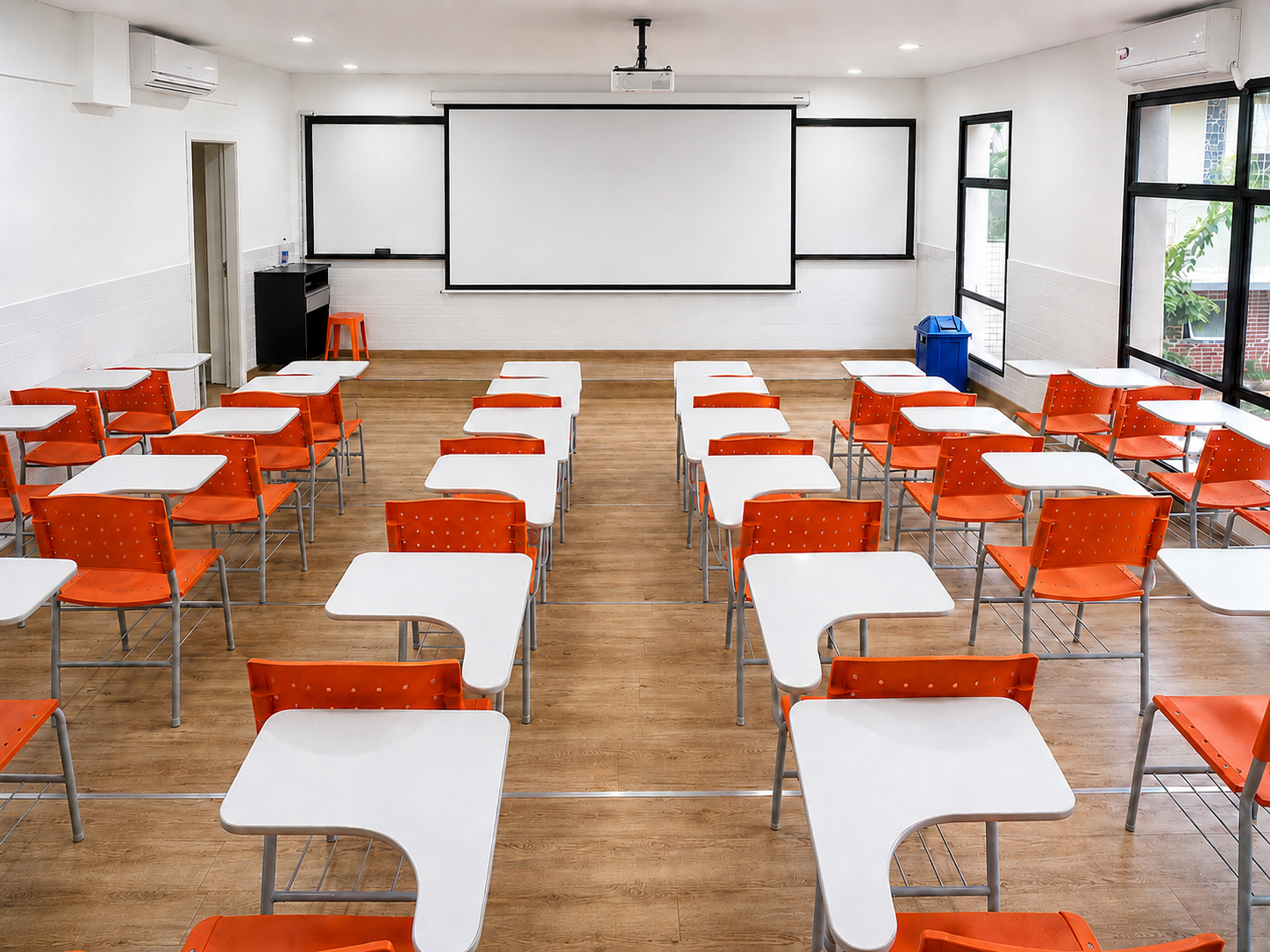 Sala de aula equipada para cursos e treinamentos em Belo Horizonte